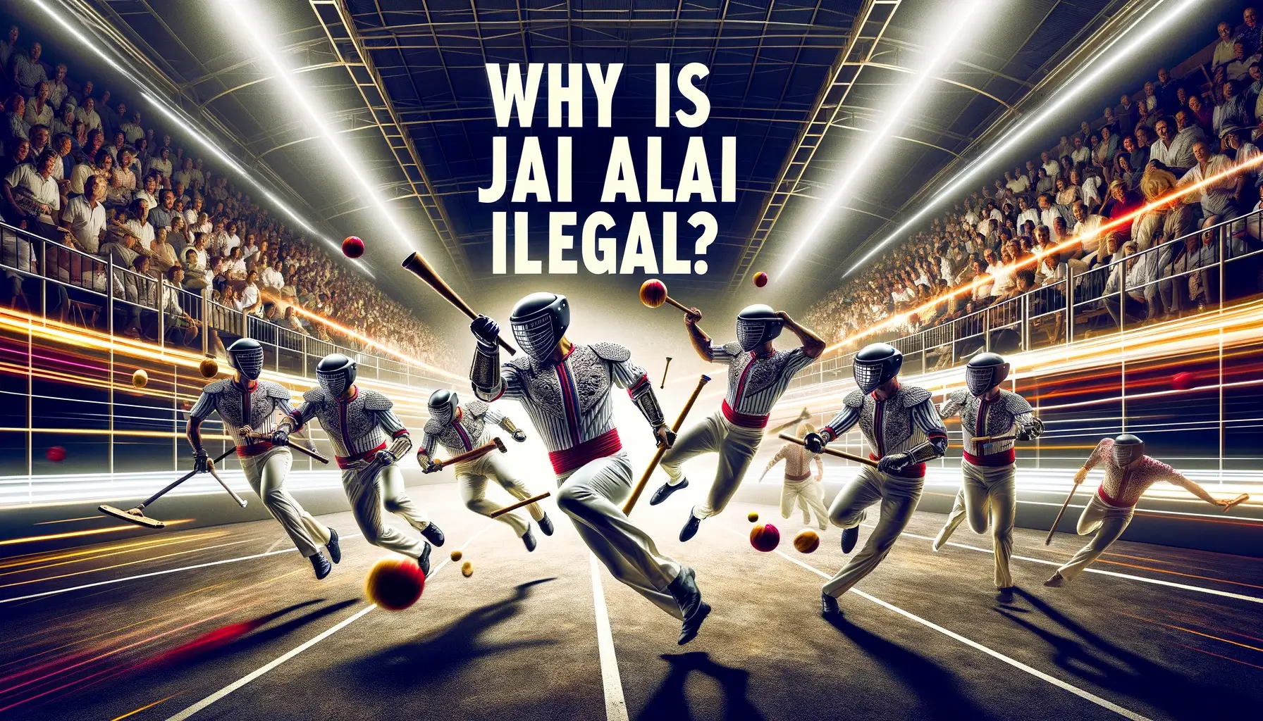 why jai alai is illegal in most places